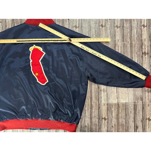 Mitchell & Ness California Angels MLB Satin Bomber Jacket size 60 Vintage 70's - Picture 9 of 9